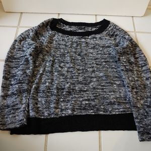 Black and white sweater